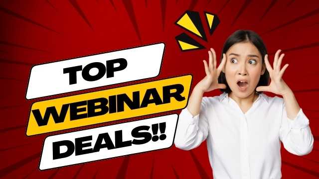 TOP WEBINAR DEALS